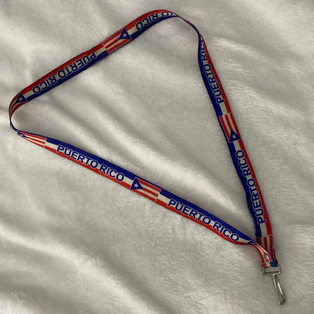 Puerto Rico 🇵🇷 flag lanyard